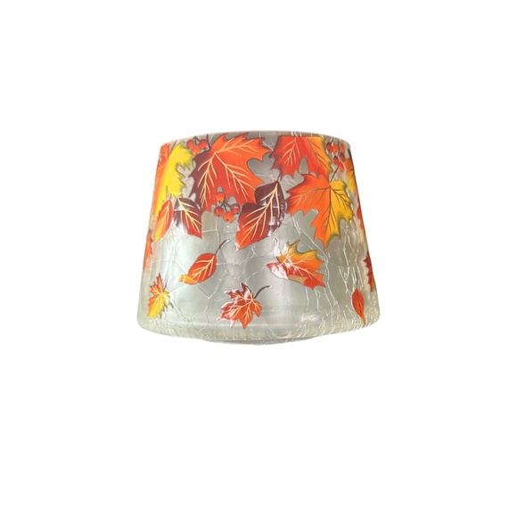 Yankee Candle 1711148 Crackled Fall Leaf V Jar Candle Shade - Picture 2 of 4